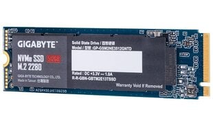 Gigabyte GP-GSM2NE3512GNTD цена и информация | Внутренние жёсткие диски (HDD, SSD, Hybrid) | hansapost.ee