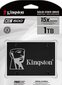 SSD|KINGSTON|KC600|1TB|SATA 3.0|TLC|Kirjutuskiirus 520 MBait/s|Lugemiskiirus 550 MBait/s|2,5"|TBW 600 TB|MTBF 1000000 tundi|SKC600/1024G hind ja info | Sisemised kõvakettad | hansapost.ee