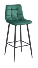 2-toolide komplekt Leobert Arceto, roheline/must hind ja info | Köögitoolid, söögitoolid | hansapost.ee