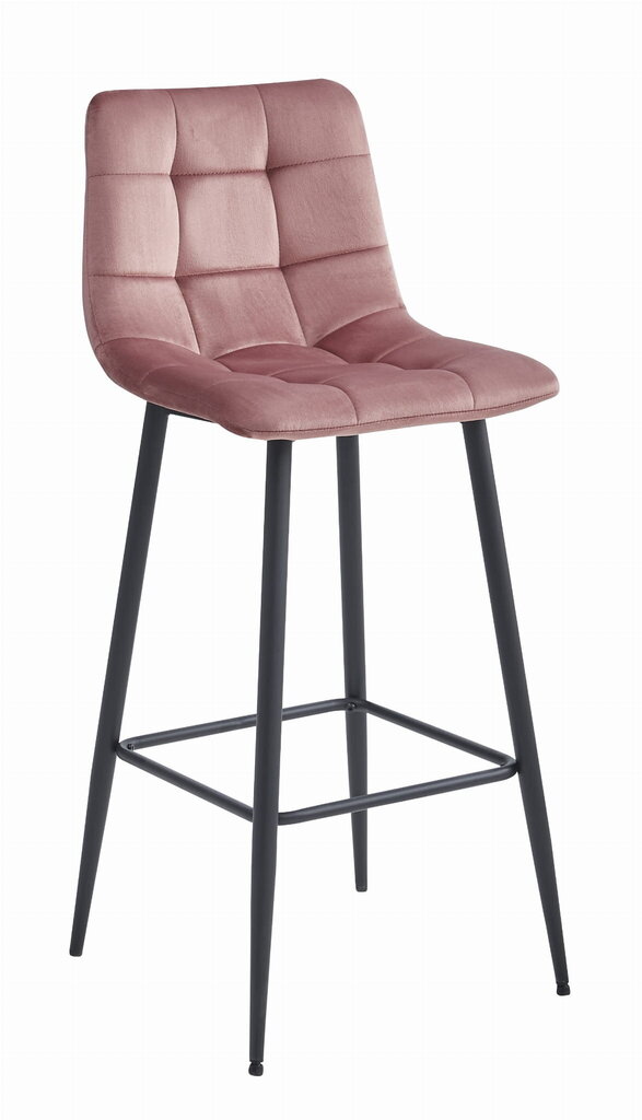 2-toolide komplekt Leobert Arceto, roosa/must цена и информация | Köögitoolid, söögitoolid | hansapost.ee