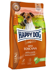 Happy DOg Sensible Mini Toscana корм для собак мелких пород с уткой и лососем, 10 кг цена и информация | Сухой корм для собак | hansapost.ee