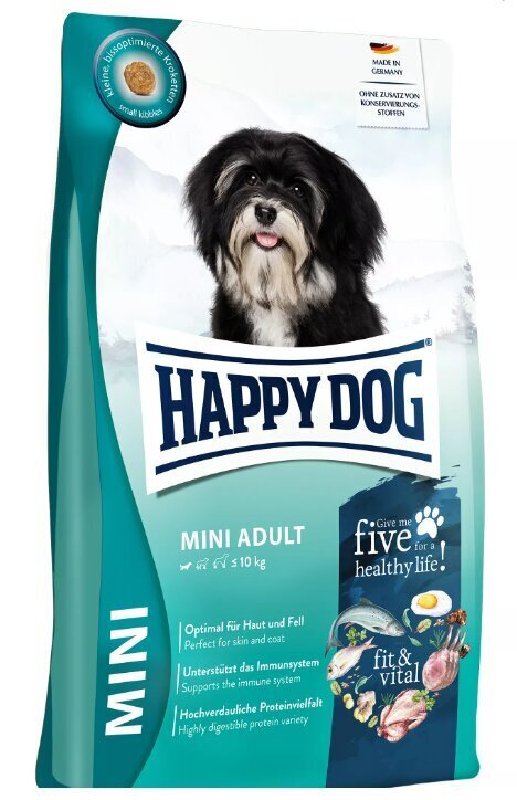 Happy Dog Fit&Vital Mini Adult väikest tõugu koertele kodulinnu- ja lambalihaga, 10 kg цена и информация | Koerte kuivtoit ja krõbinad | hansapost.ee