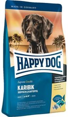 Happy Dog Supreme Karibik корм для собак всех пород с рыбой, 4 кг цена и информация | Сухой корм для собак | hansapost.ee