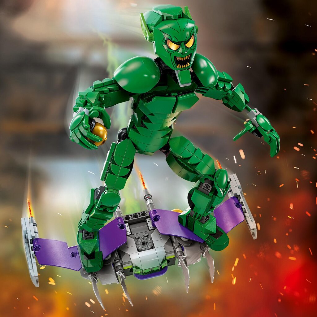 76284 LEGO® Marvel Green Goblin ehitusfiguur цена и информация | Klotsid ja konstruktorid | hansapost.ee