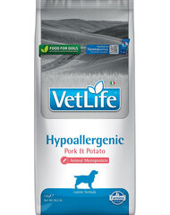 Farmina VetLife Hypoallergenic Pork Potato kõikidele koeratõugudele koos sealiha ja kartuliga, 12 kg hind ja info | Koerte kuivtoit ja krõbinad | hansapost.ee