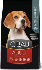 Farmina Cibau keskmist tõugu koertele koos kodulindudega, 12kg + 2kg hind ja info | Koerte kuivtoit ja krõbinad | hansapost.ee