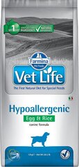 Farmina Pet Foods Vet Life Hypoallergenic igat tõugu koertele koos muna ja riisiga, 12kg price and information | Dry dog food and crisps | hansapost.ee