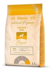 Fitmin Senior Mini vanematele koertele, 2,5 kg price and information | Koerte kuivtoit ja krõbinad | hansapost.ee