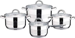 Pottide komplekt Blaumann Gourmet Line, 8-osaline hind ja info | Potid | hansapost.ee