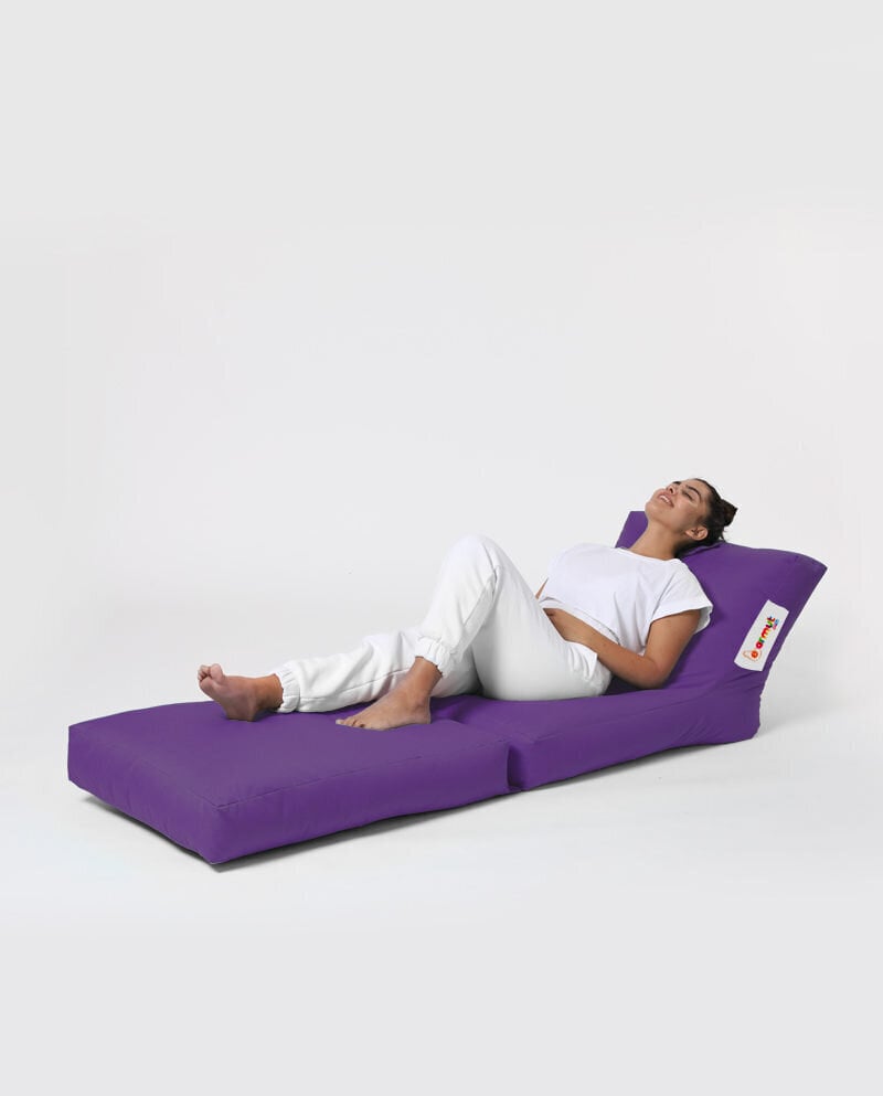 Kott-tool Siesta Sofa Bed Pouf, lilla hind ja info | Kott-toolid, tumbad, järid | hansapost.ee