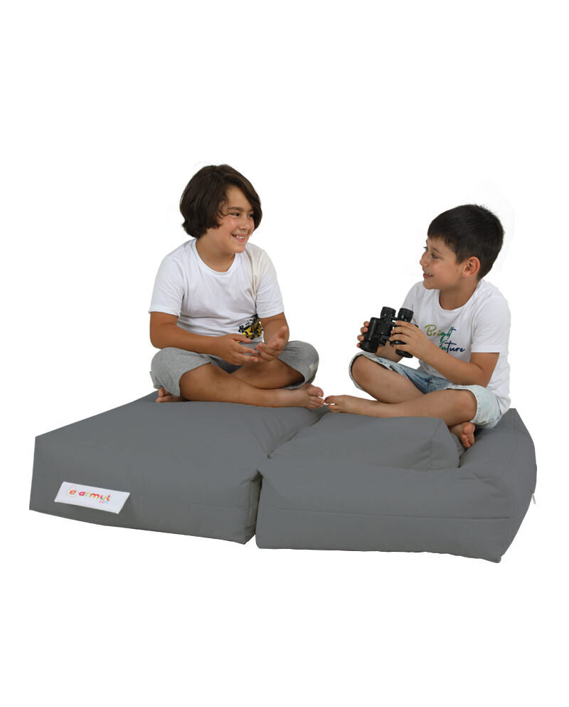 Kott-tool Kids Double Seat Pouf, hall hind ja info | Kott-toolid, tumbad, järid | hansapost.ee