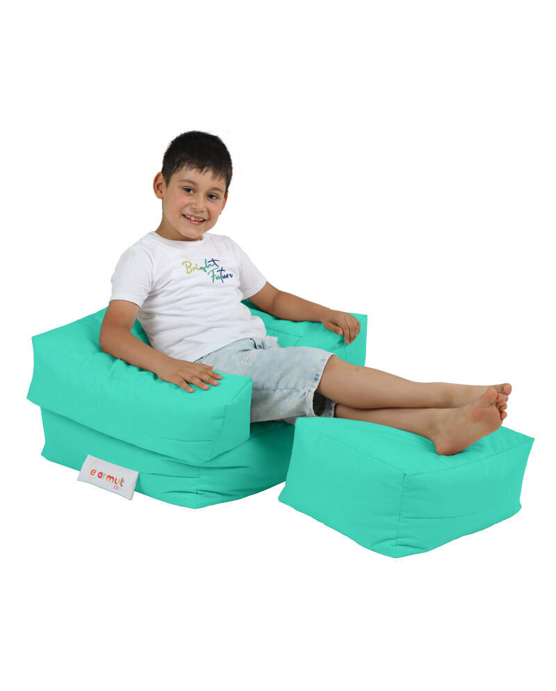 Kott-tool Kids Double Seat Pouf, sinine цена и информация | Kott-toolid, tumbad, järid | hansapost.ee