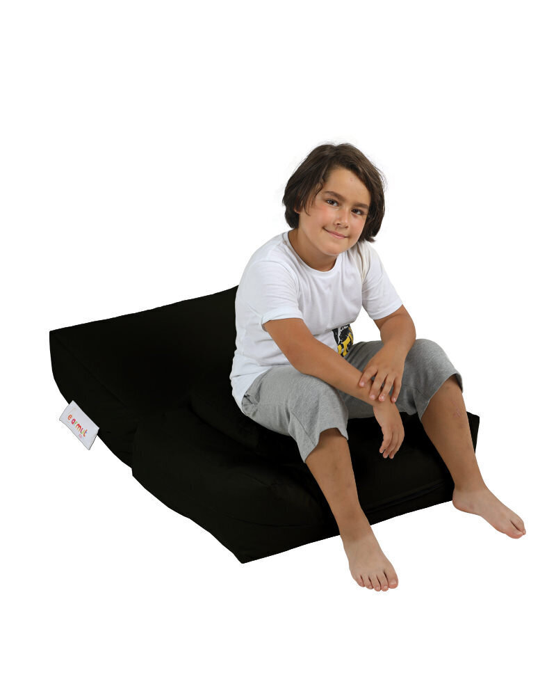 Kott-tool Kids Double Seat Pouf, must цена и информация | Kott-toolid, tumbad, järid | hansapost.ee