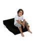 Kott-tool Kids Double Seat Pouf, must цена и информация | Kott-toolid, tumbad, järid | hansapost.ee