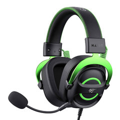 Gaming Headphones Havit H2002E (Black-Green) цена и информация | Наушники | hansapost.ee