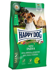 Happy Dog Sensible Mini India väikest ja keskmist tõugu koertele herneste, riisi ja kurkumiga, 4 kg hind ja info | Koerte kuivtoit ja krõbinad | hansapost.ee