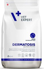 VetExpert 4T Veterinary Diet Dog Dermatosis корм для собак с лососем и картофелем, 2кг цена и информация | VetExpert Товары для животных | hansapost.ee