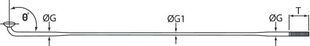 Спицы Cnspoke DB454 2.0-1.8-2.0, 250 мм, 144 штуки цена и информация | Другие запчасти для велосипеда | hansapost.ee