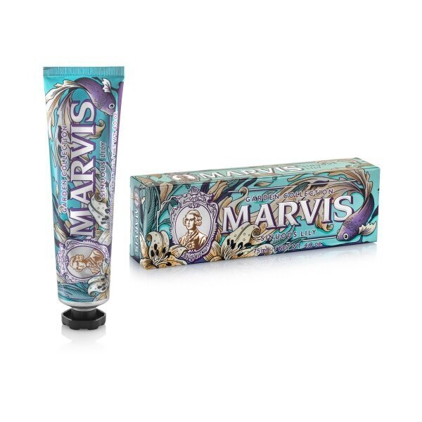 Hambapasta Marvis Garden Lily Luxury, 75 ml цена и информация | Hambaharjad, hampapastad ja suuloputusvedelikud | hansapost.ee