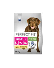 Perfect Fit keskmist ja suurt tõugu koertele kanaga, 3x2,6 kg hind ja info | Perfect Fit Lemmikloomatarbed | hansapost.ee