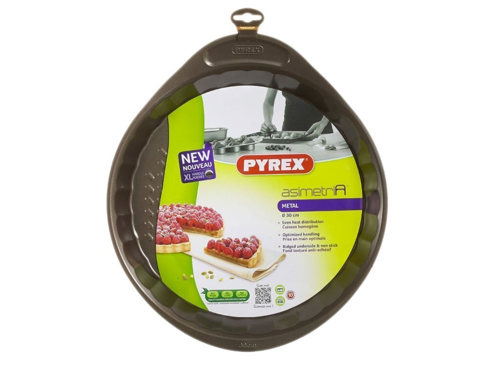 Koogivorm Pyrex Asimetria Roostevaba teras (27 cm) цена и информация | Küpsetusnõud ja tarvikud | hansapost.ee