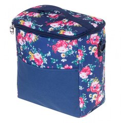 Termo krepšys pietums paplūdimio iškylai 11L tamsiai mėlynos spalvos su gėlėmis цена и информация | Контейнеры для хранения продуктов | hansapost.ee