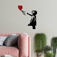 Wallity metalinė sienų dekoracija Banksy-13-1, 105 cm hind ja info | Sisustuselemendid | hansapost.ee