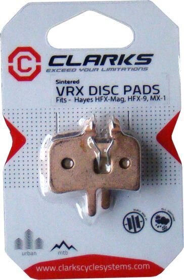 Piduriklotsid Clarks, Hayes HFX-Mag, MX-1, Mag HFX-9 piduritele hind ja info | Muud jalgratta varuosad | hansapost.ee