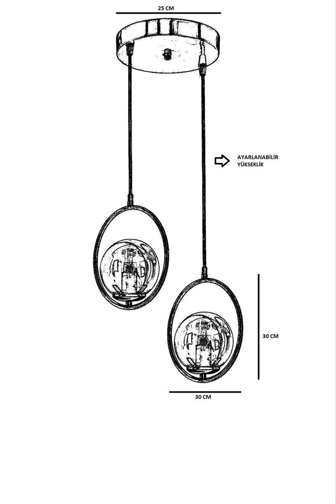 Ring 2 rippvalgusti цена и информация | Rippvalgustid | hansapost.ee