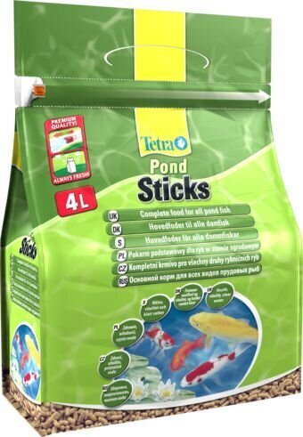 Kalatoit Tetra Pond Sticks, 4 l цена и информация | Kalade toit | hansapost.ee