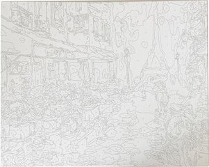 Набор для рисования на холсте по номерам ПАРИЖ, 400х500мм цена и информация | Живопись по номерам | hansapost.ee