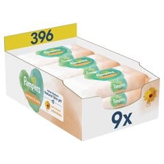 Pampers Harmonie Protect & Care Niisked Beebisalvrätid, 9 Pakki price and information | Niisked salvrätikud lastele | hansapost.ee