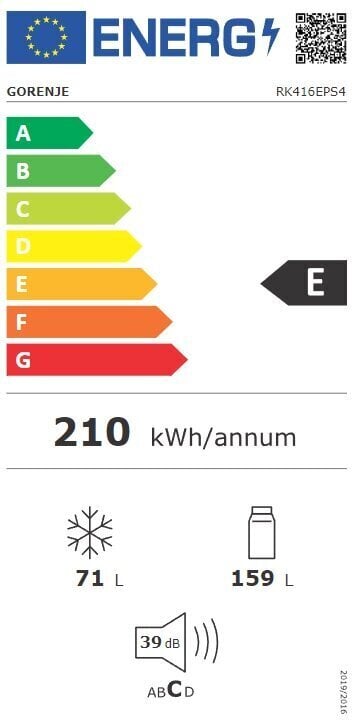 Gorenje RK416EPS4 hind ja info | Külmkapid-külmikud | hansapost.ee