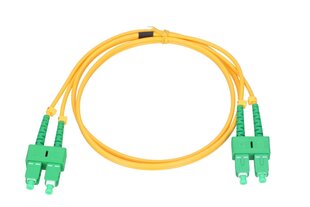 Extralink SC/APC-SC/APC, 1 m цена и информация | Кабели и провода | hansapost.ee