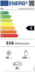 EAG OSC6N181ES цена и информация | Холодильники | hansapost.ee