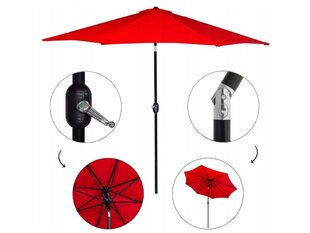 Зонтик Kansas 3x3 м цена и информация | Зонты, маркизы, стойки | hansapost.ee