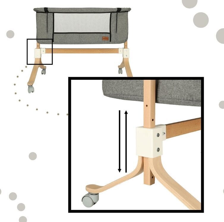 Laste võrevoodi ratastega цена и информация | Reisivoodid | hansapost.ee