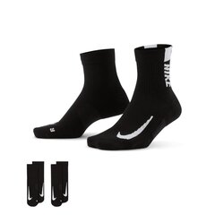 Nike sokid MULTIPLIER ANKLE, 2pk, must цена и информация | Мужские носки 5 пар, синие | hansapost.ee