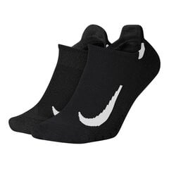 Nike sokid MULTIPLIER NO SHOW 2pk, must цена и информация | Мужские носки 5 пар, синие | hansapost.ee