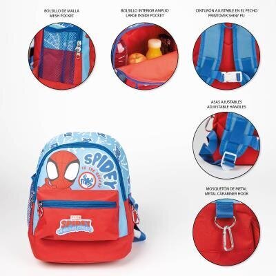 Seljakott lastele Marvel Spiderman, punane/sinine цена и информация | Koolikotid ja seljakotid | hansapost.ee