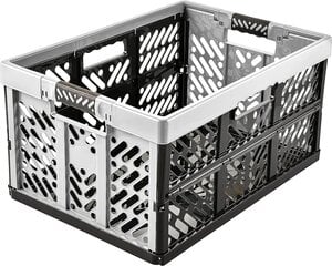 Kokkupandavat kast, 45 l, hõbehall price and information | Storage boxes and baskets | hansapost.ee