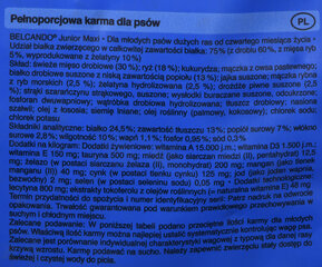 Belcando для молодых собак крупных пород с птицей, 12,5 кг цена и информация | Сухой корм для собак | hansapost.ee
