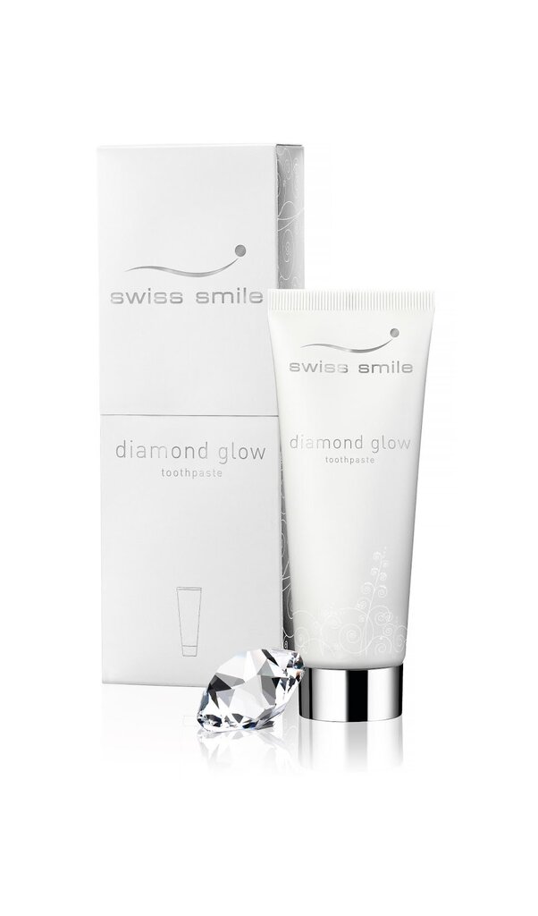 Sära andev hambapasta teemandi osakestega Swiss Smile Diamond Glow 75 ml hind ja info | Hambaharjad, hampapastad ja suuloputusvedelikud | hansapost.ee