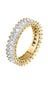 Kullatud sädelev sõrmus baguette läbipaistvate tsirkoonidega Morellato SAVP090 цена и информация | Sõrmused | hansapost.ee
