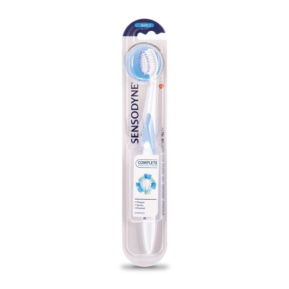 Hambahari Sensodyne Complete Protection Soft цена и информация | Hambaharjad, hampapastad ja suuloputusvedelikud | hansapost.ee