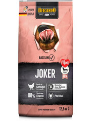 Belcando Baseline Joker Grain Free igat tõugu koertele kodulinnulihaga, 12,5 kg hind ja info | Belcando Lemmikloomatarbed | hansapost.ee