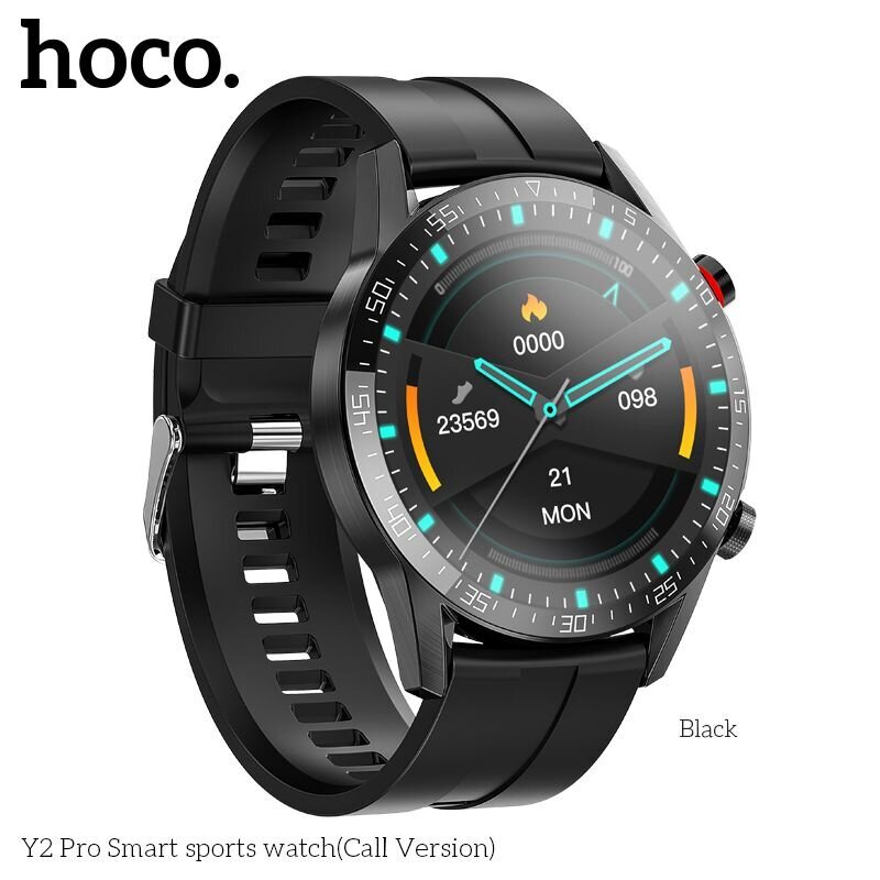 Hoco Y2 Pro Black hind ja info | Nutikellad, laste nutikellad | hansapost.ee