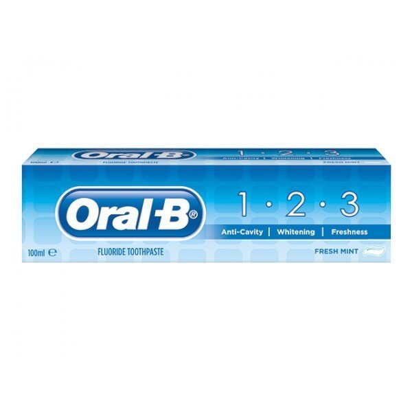 Hambapasta Oral-B 123 Fresh Mint 100 ml цена и информация | Hambaharjad, hampapastad ja suuloputusvedelikud | hansapost.ee