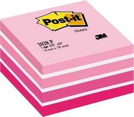 Märkmelehtede kuubik POST-IT Pink pastel, 76x76 mm, 450 lehte цена и информация | Тетради и бумажные товары | hansapost.ee