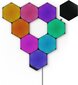 Nanoleaf Shapes Ultra Black Hexagon Starter Kit цена и информация | Seinavalgustid | hansapost.ee